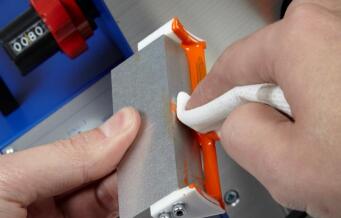 清洗葉片、葉片支架和側(cè)壁